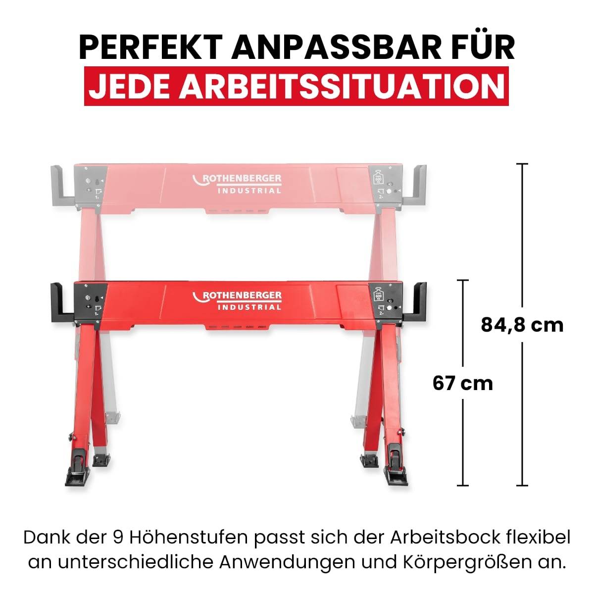 ROTHENBERGER Industrial Falt Arbeitsbock - 1500005580-2