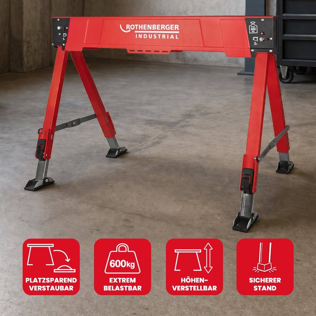 ROTHENBERGER Industrial Falt Arbeitsbock - 1500005580-4