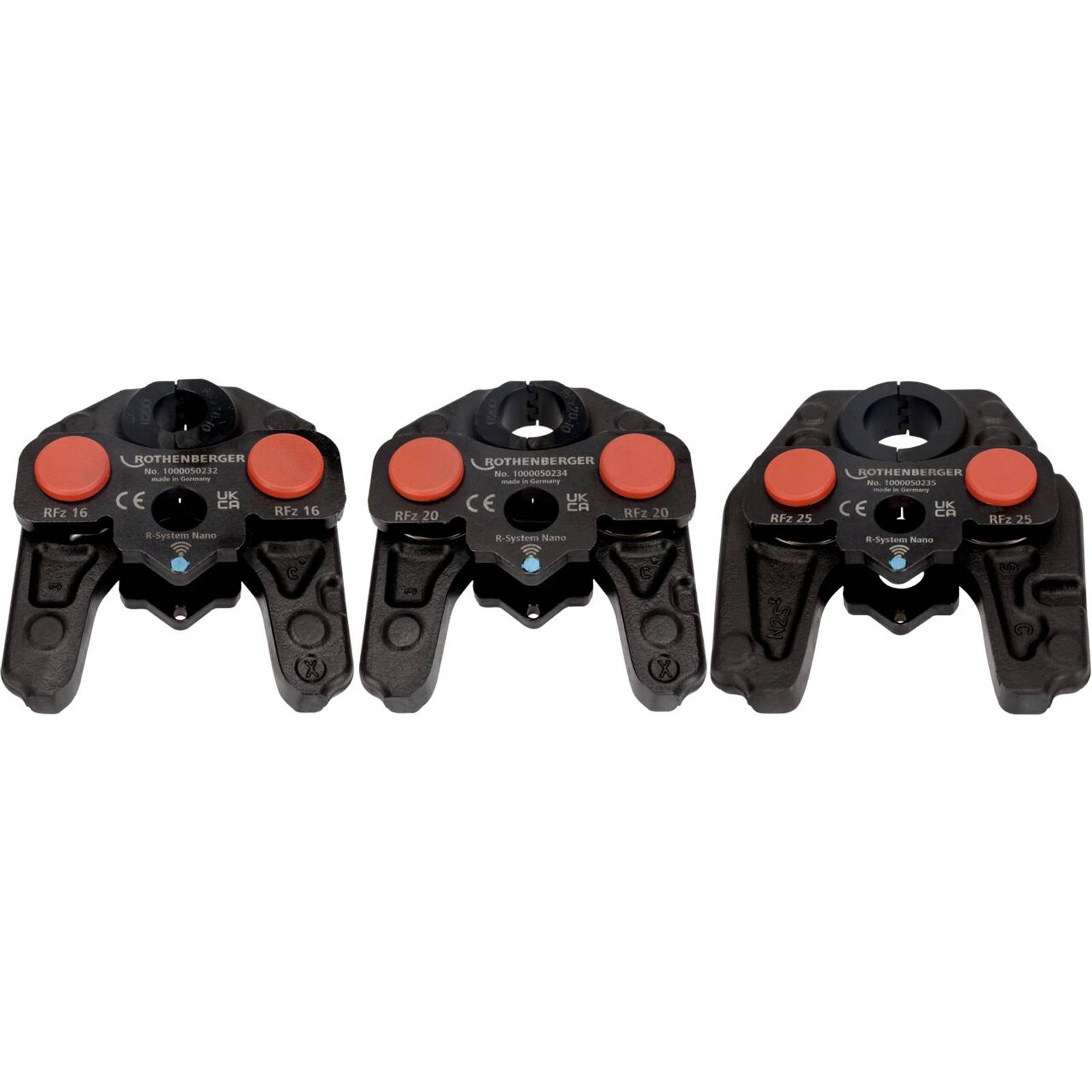 ROTHENBERGER ROMAX NANO iJAWs Set, RFz, 16-20-25mm - 1000004943-0