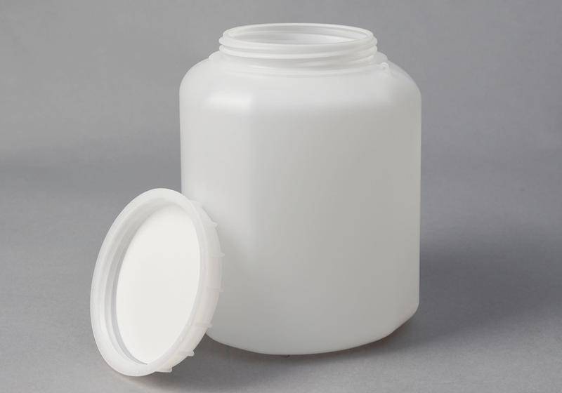 Weithalsbehälter aus HDPE, natur-transparent, 5 Liter, 2 Stück-2
