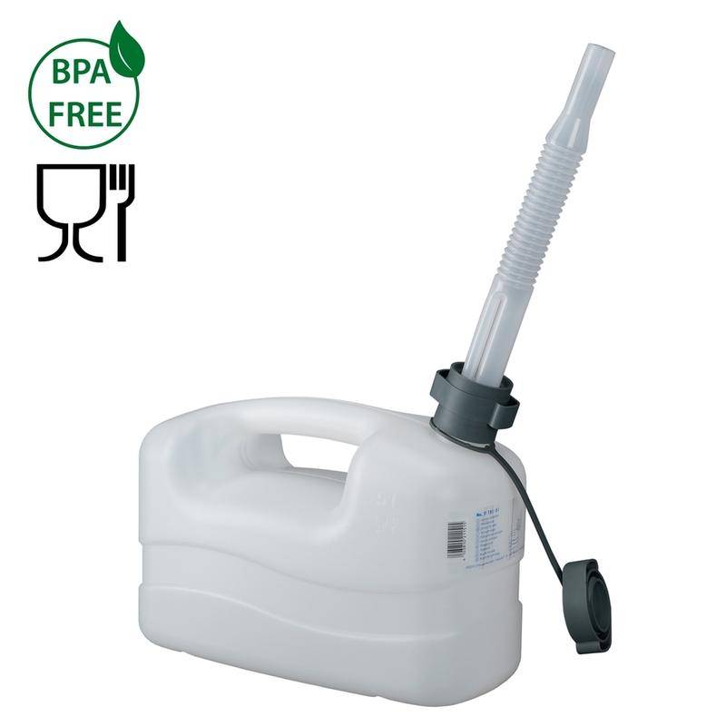 Wasserkanister, 5 Liter, mit flexiblem Auslauf, Pack = 3 Stück-0