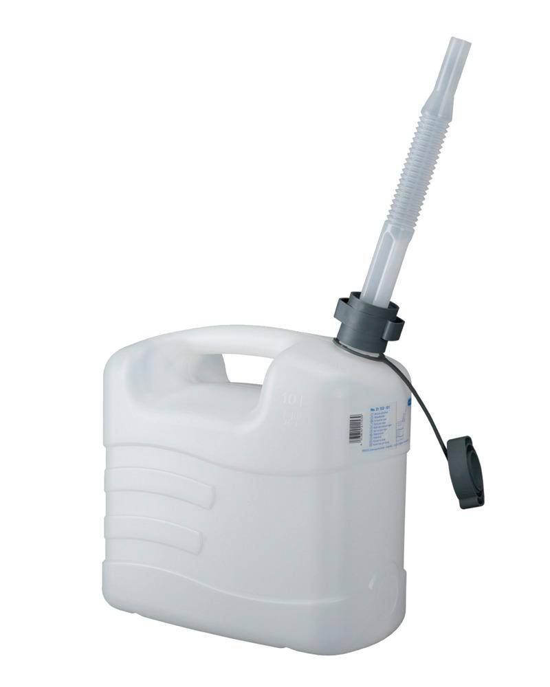 Wasserkanister, 10 Liter, mit flexiblem Auslauf, Pack = 3 Stück-0