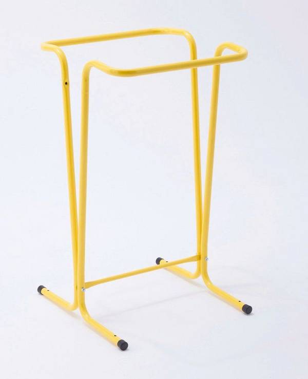 120-Liter-Abfallsackhalter, Standgerät, gelb