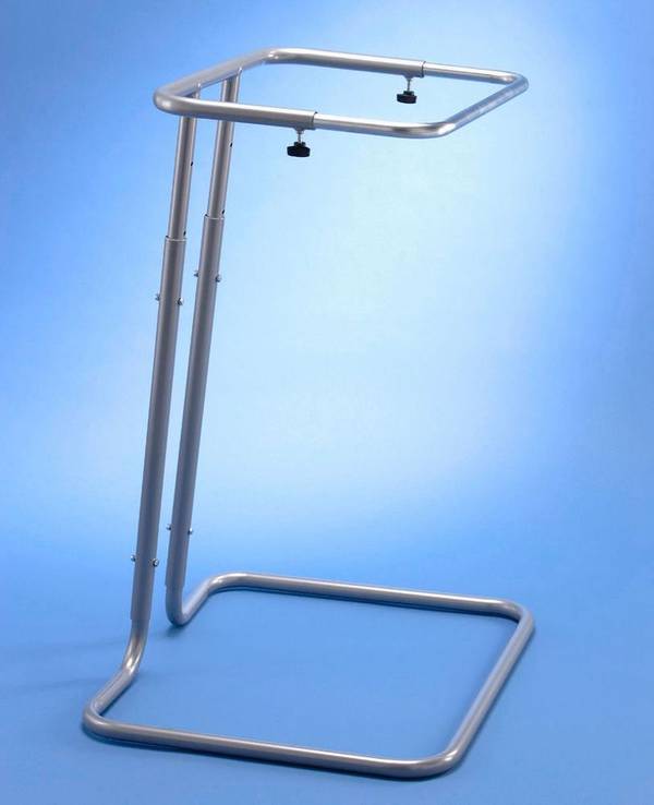 Stand-Abfallsackhalter, Höhe und Breite verstellbar, für 120- bis 240-Liter-Säcke