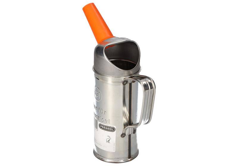 Messbecher aus Weißblech, mit festem Auslauf, 0,5 Liter Volumen-3