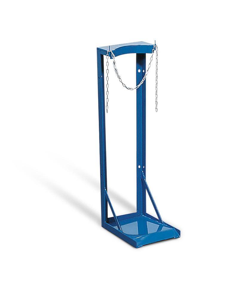 Gasflaschenständer aus Stahl, für 1 Gasflasche mit max. Ø: 230 mm, zur Wandbefestigung-0