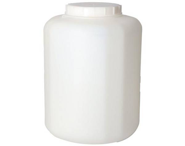 Weithalsbehälter aus HDPE, natur-transparent, 10 Liter