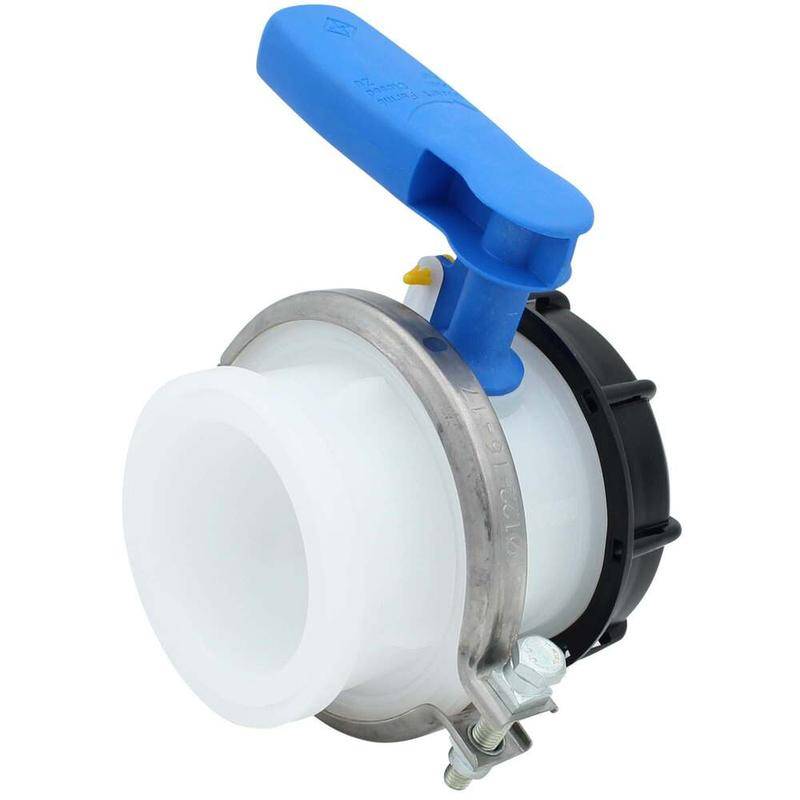 WERIT Original IBC-Ersatzhahn DN 80,mit Grobgewinde S100x8-0