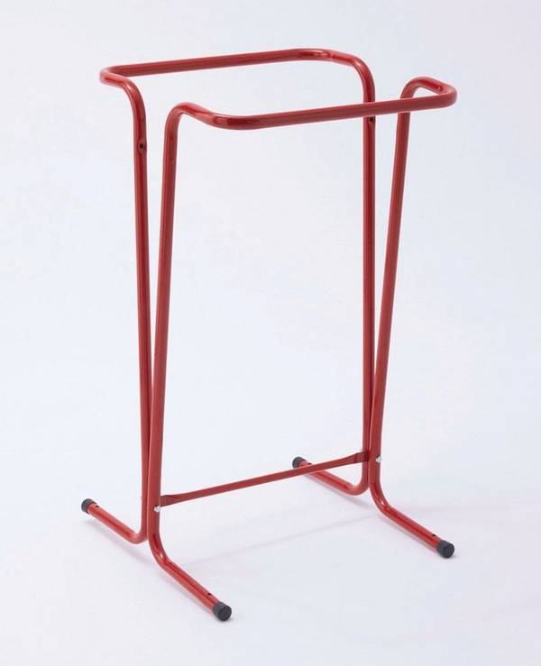 120-Liter-Abfallsackhalter, Standgerät, rot
