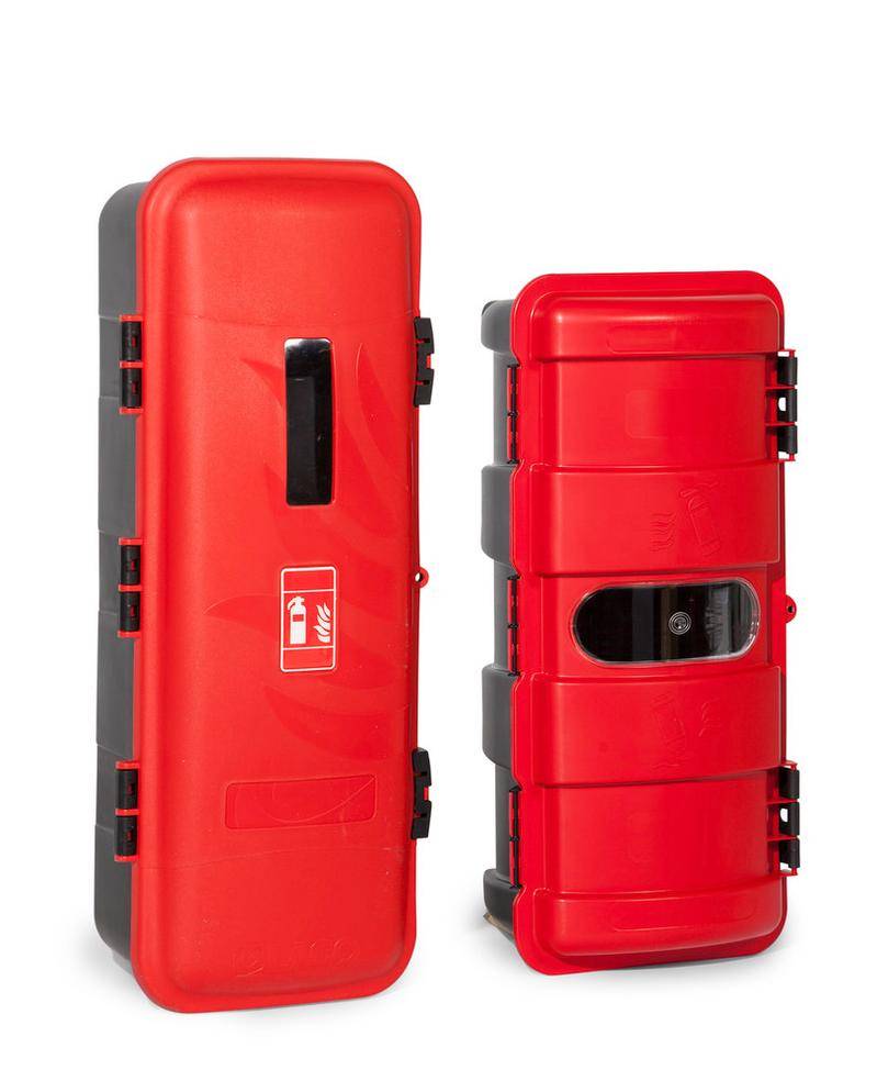 Feuerlöscherschrank BigBox XL aus Kunststoff, für 9-bis12-kg-Feuerlöscher, zur Wand- und LKW-Montage-2