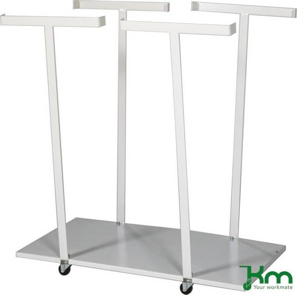 Kongamek Müllsackständer, weiß 820x450x900mm für 2x125l-Säcke