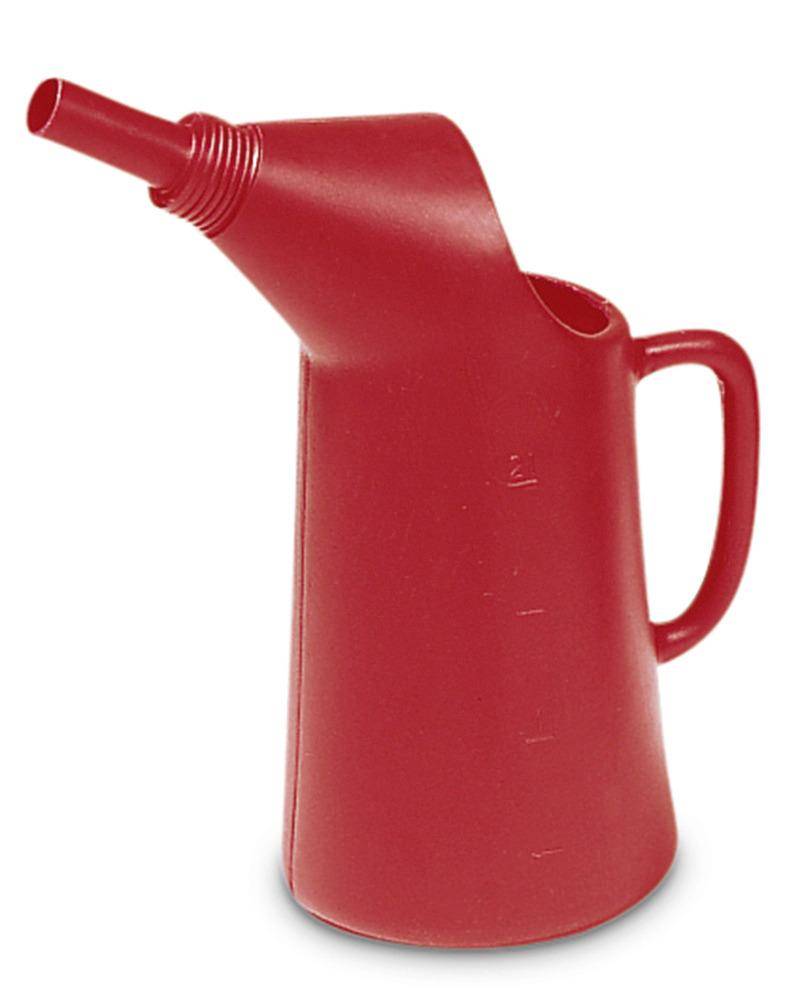 Abfüllkanne aus Polyethylen (PE), 2 Liter Volumen, rot-0