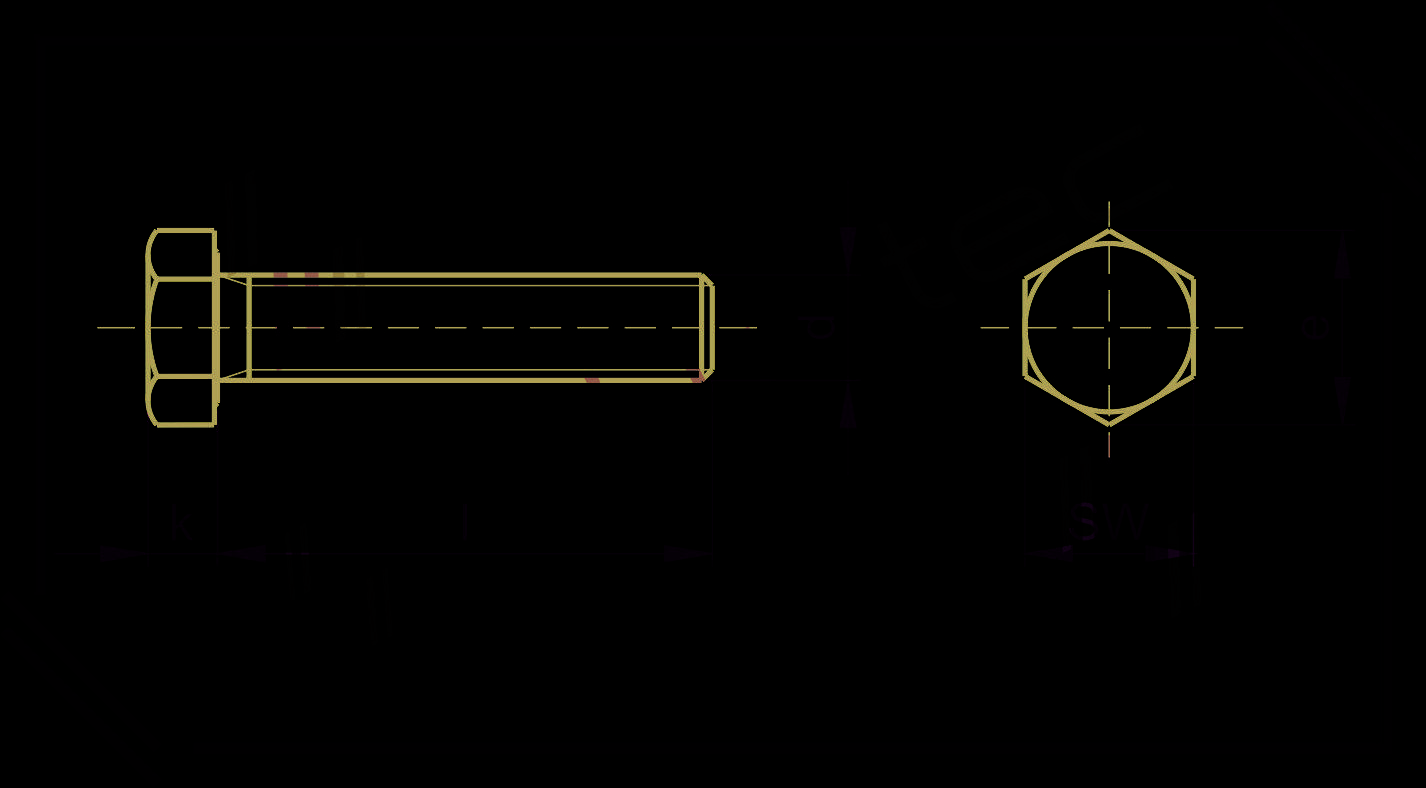 ISO4017 | DIN933 M3x8 Sechskantschraube, Gewinde bis Kopf Vollgewinde Material: A2 - blank (100 Stk.)-0