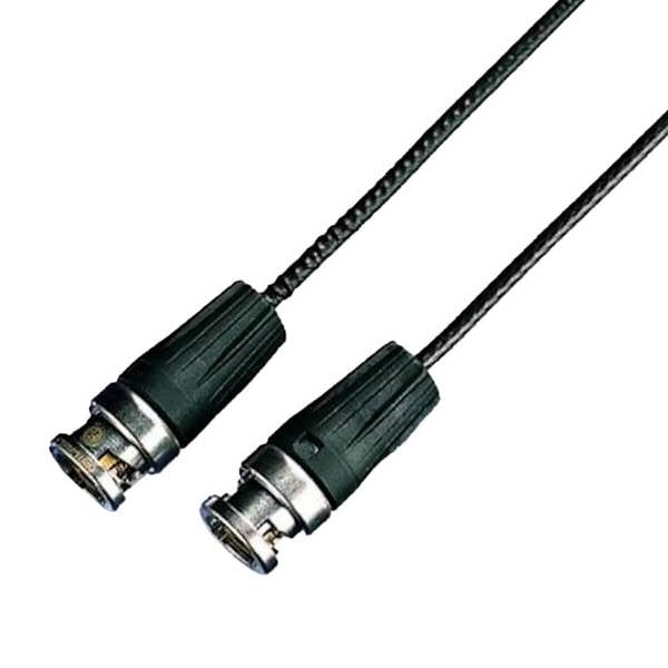 Van Damme Plasma Grade Miniature 75 Ohm Koaxialkabel BNC 2m Weiß