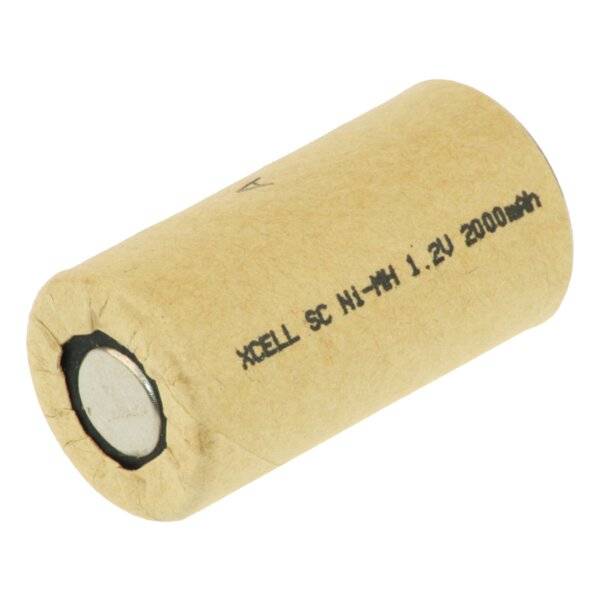 Hückmann Akku Ni-MH 1,2V Sub-C X2000SCR/PP-1