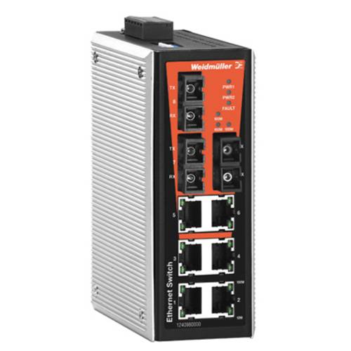Thumbnail - Weidmüller IE-SW-VL09T-6TX-3SC Industrial Ethernet Switch