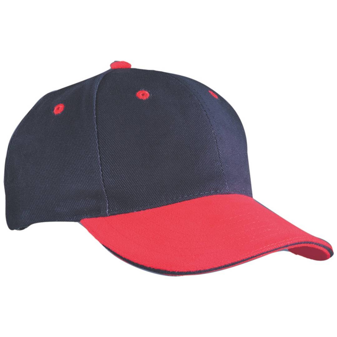 myrtle beach Daiber 6 Panel Sandwich Cap Gr. one size navy/red-0