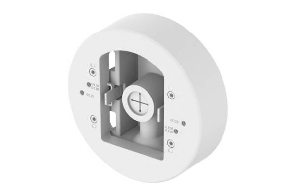 Hanwha Techwin Vision SBD-140PMW Masthalterung, für Vision Kameras, RAL9003, Farbe weiß