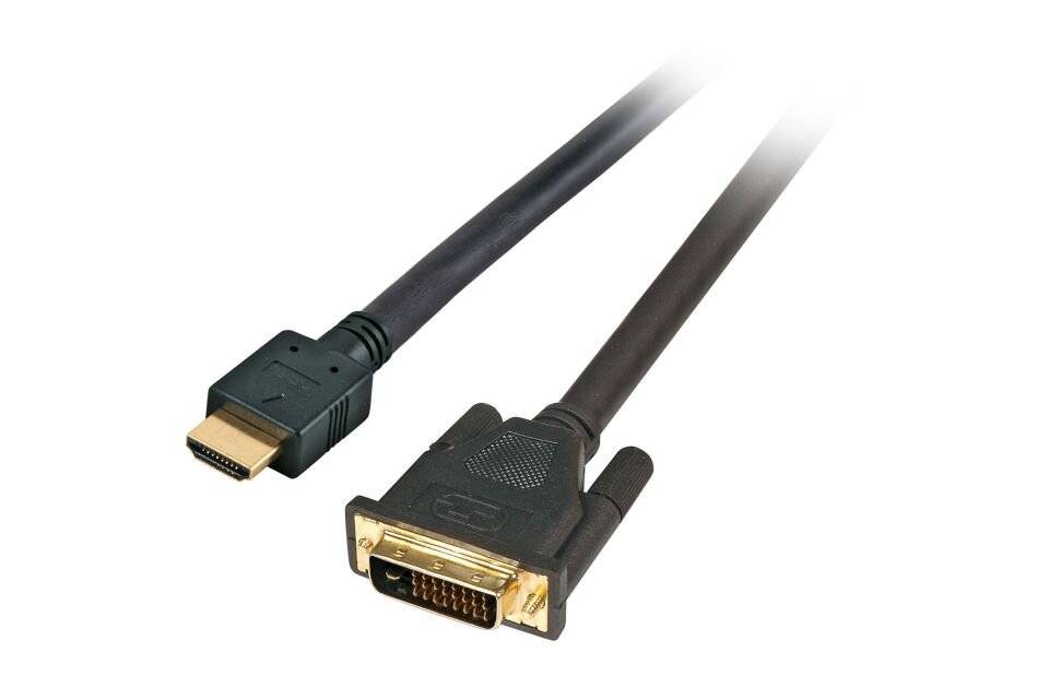 Jetrics cable HDMI-DVI-2 HighSpeed HDMI - DVI Kabel HDMI A - DVI 24+1 St-St-0