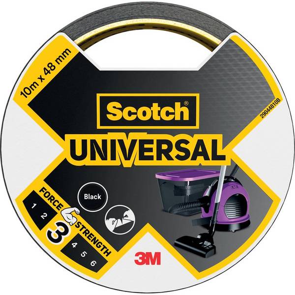 3M - Universal - Schwarz - Bündelung - Befestigung - Schützend - Reparatur - Versiegelung - 10 m - 48 mm - 6 Stück(e)