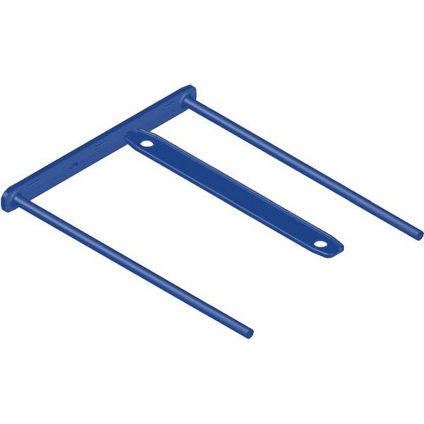 Bankers Box® Archivclip - Kunststoff, blau, 100er