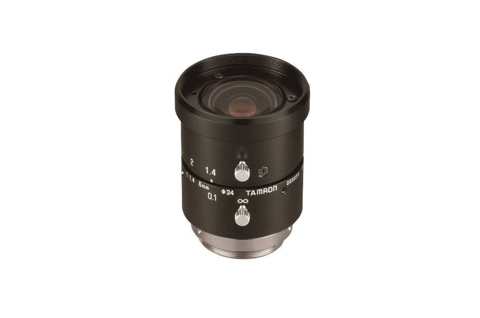 TAMRON M118FM06 "F1,4/6mm Megapixel-Objektiv speziell für 1/1,8"" Sensoren, C-Anschluss" F1,4/6mm Megapixel-Objektiv-0