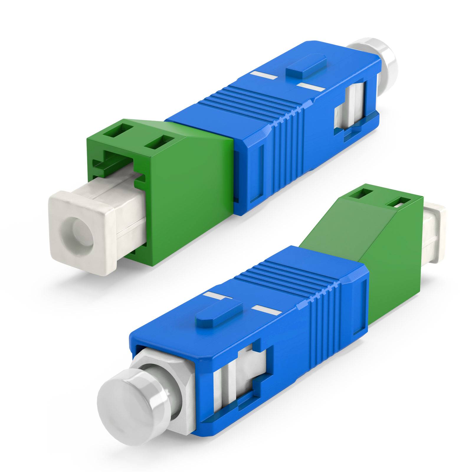 hb-digital LWL Adapter LC/APC Buchse auf SC/UPC Stecker Simplex-3