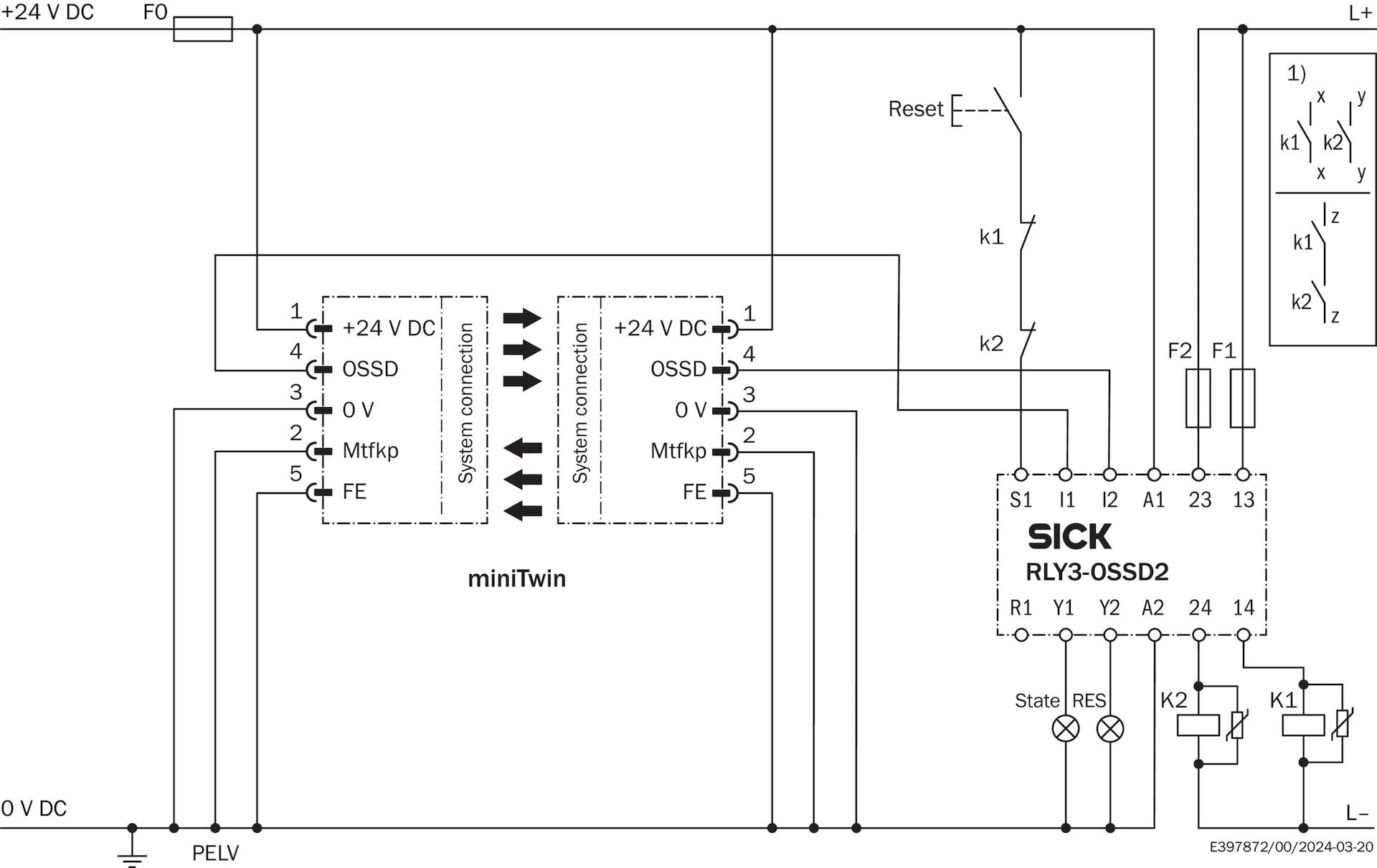 Sick C4MT-01834ABB03BB0, Sicherheitslichtvorhänge, P/n: 1207335-1