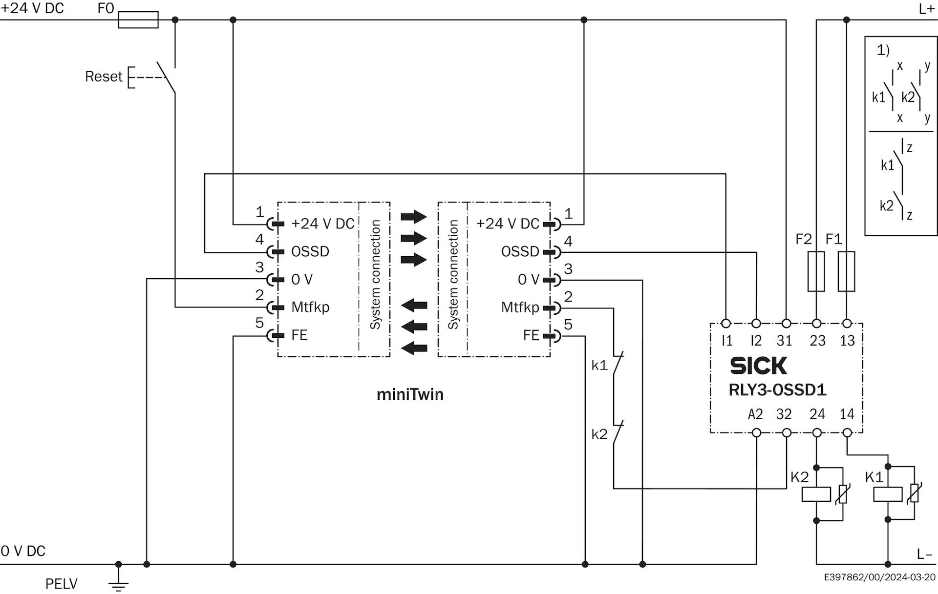 Sick C4MT-01834ABB03BB0, Sicherheitslichtvorhänge, P/n: 1207335-2