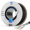 hb-digital 100m Netzwerkkabel CAT 7 Outdoor LAN max. 1000 MHz S/FTP PE AWG23 PoE++ kompatibel