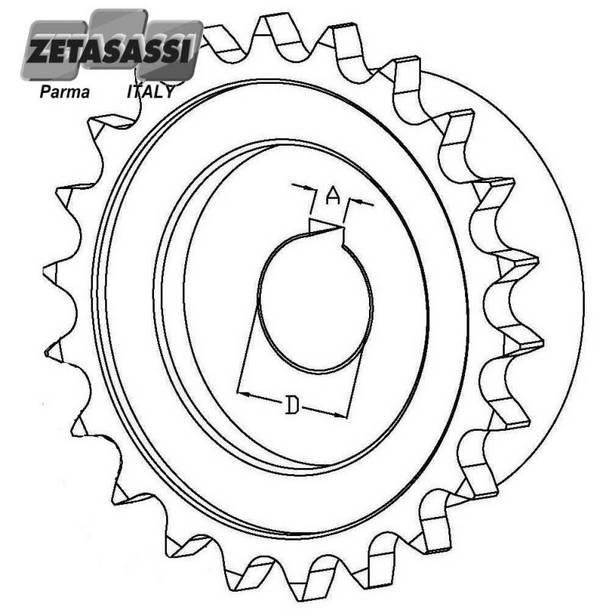 ZETASASSI FORPIGN140F57CH16 Boring For Chain Coupling- Lfg– Lfgsl