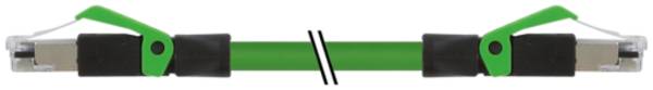 Murrelektronik 7001-74301-7960200, Ethernet CAT5 Male-male RJ45-RJ45, 8/4-pole shielded without cable sleeve