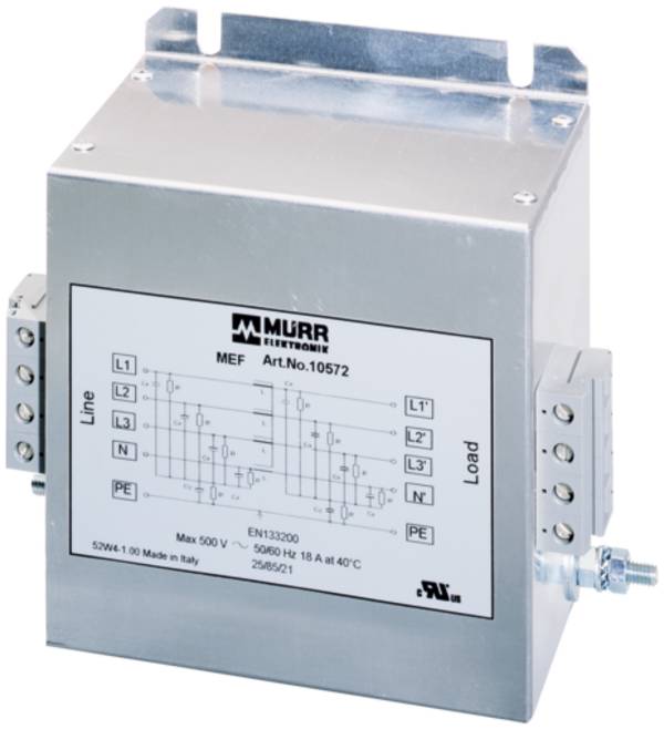 Murrelektronik 10571, Mef EMV-Filter 3-phasig 1-stufig mit Neutralleiter