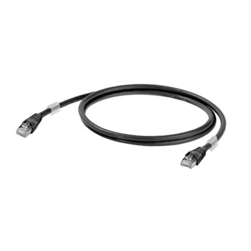 Thumbnail - Weidmüller 1251610030 RJ45 Netzwerkkabel, Patchkabel CAT 6a S/FTP 3.00 m Schwarz UL-zertifiziert 1 St.
