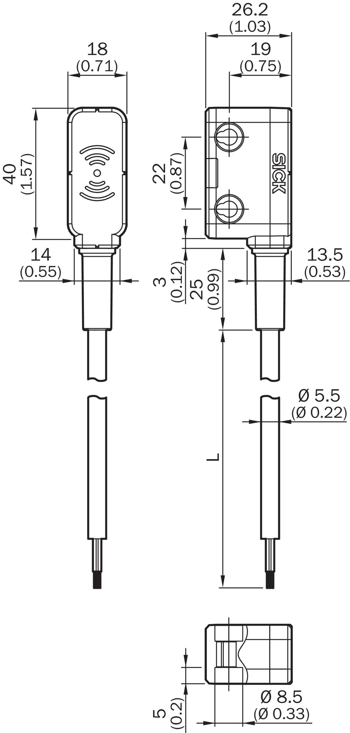 Sick STR1-SAMM10P5, Sicherheitsschalter, P/n: 1069573-1