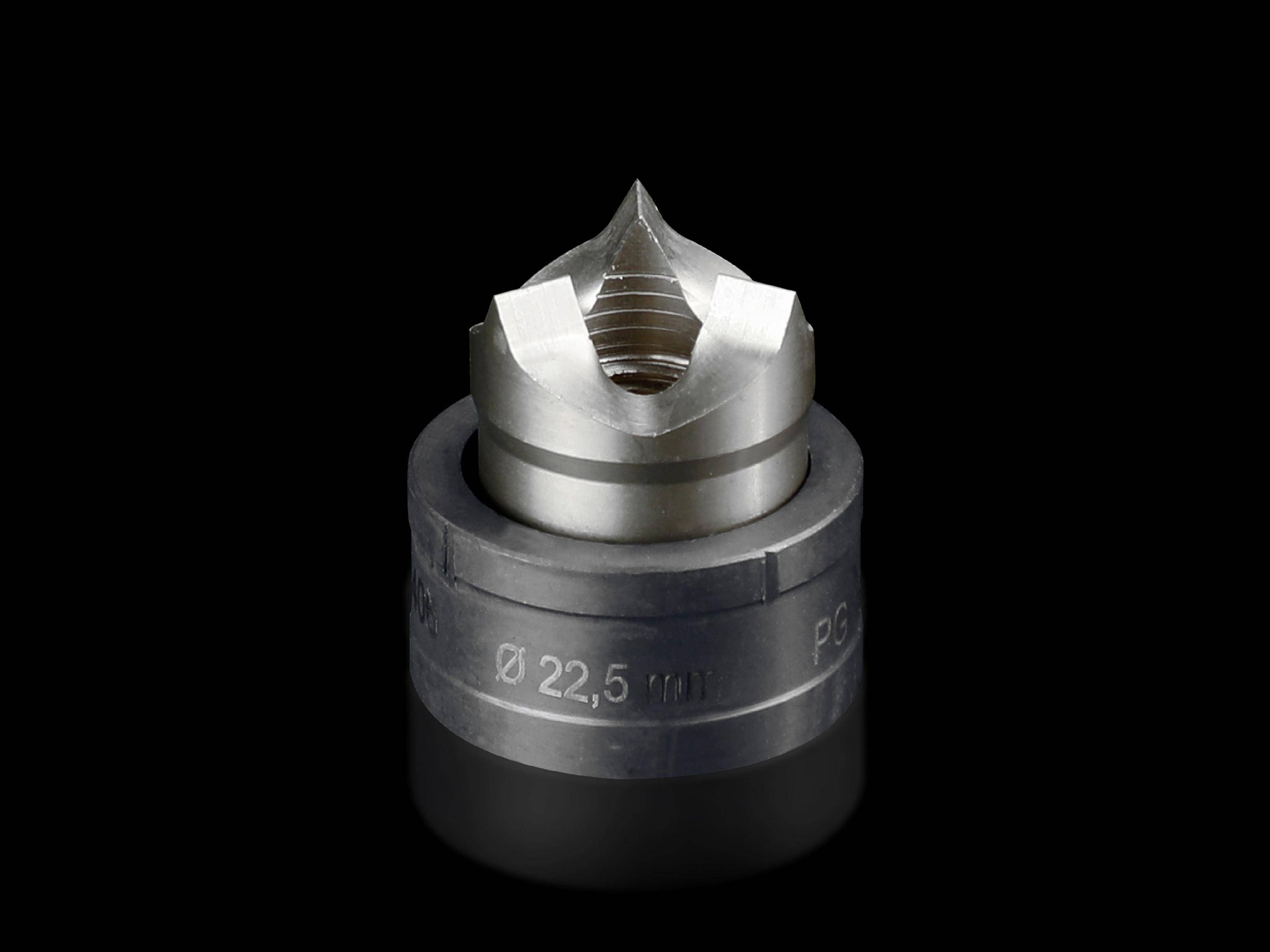 Rittal AS 4055.122 Spalt-Blechlocher rund für Edelstahl, mit 3-fach Teilung 4055122-0