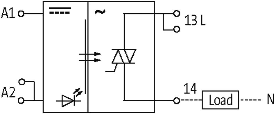 Murrelektronik 3000-36001-2000025, MIRO Triac 1x400VAC-10A-1