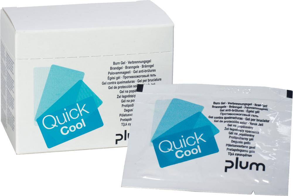 Plum Verbrennungsgel QuickCoolBox mit 18 Sachets-1