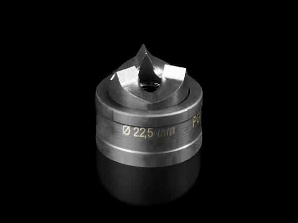 Rittal AS 4055.522 Spalt-Blechlocher rund für Stahlblech, mit 3-fach Teilung 4055522