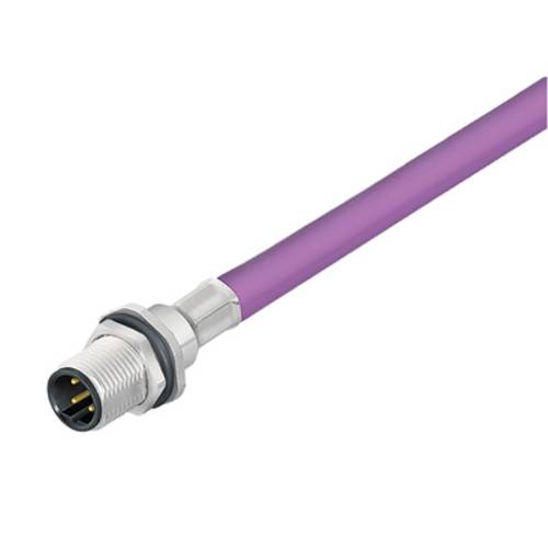 Weidmüller 1279490100 Sensor-/Aktor-Einbausteckverbinder M12 Stecker, Einbau Polzahl Sensoren: 2 1 St.
