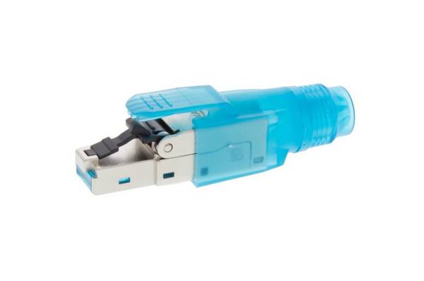 Jetrics network RJ45S-Cat6A-FC RJ45 Stecker STP, Cat.6A, AWG 22-27, feldkonfektionierbar