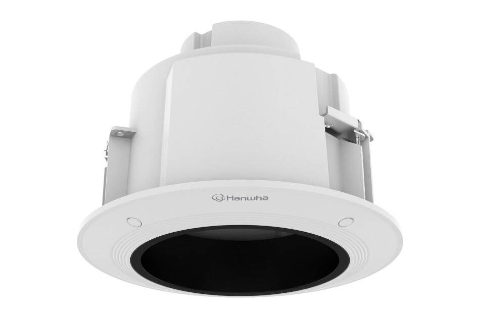 Hanwha Techwin Vision SHP-1563FPW Deckeneinbaugehäuse für PTZ Kameras Abmessungen: Ø268x209mm Gewicht 1.9kg, weiß-0