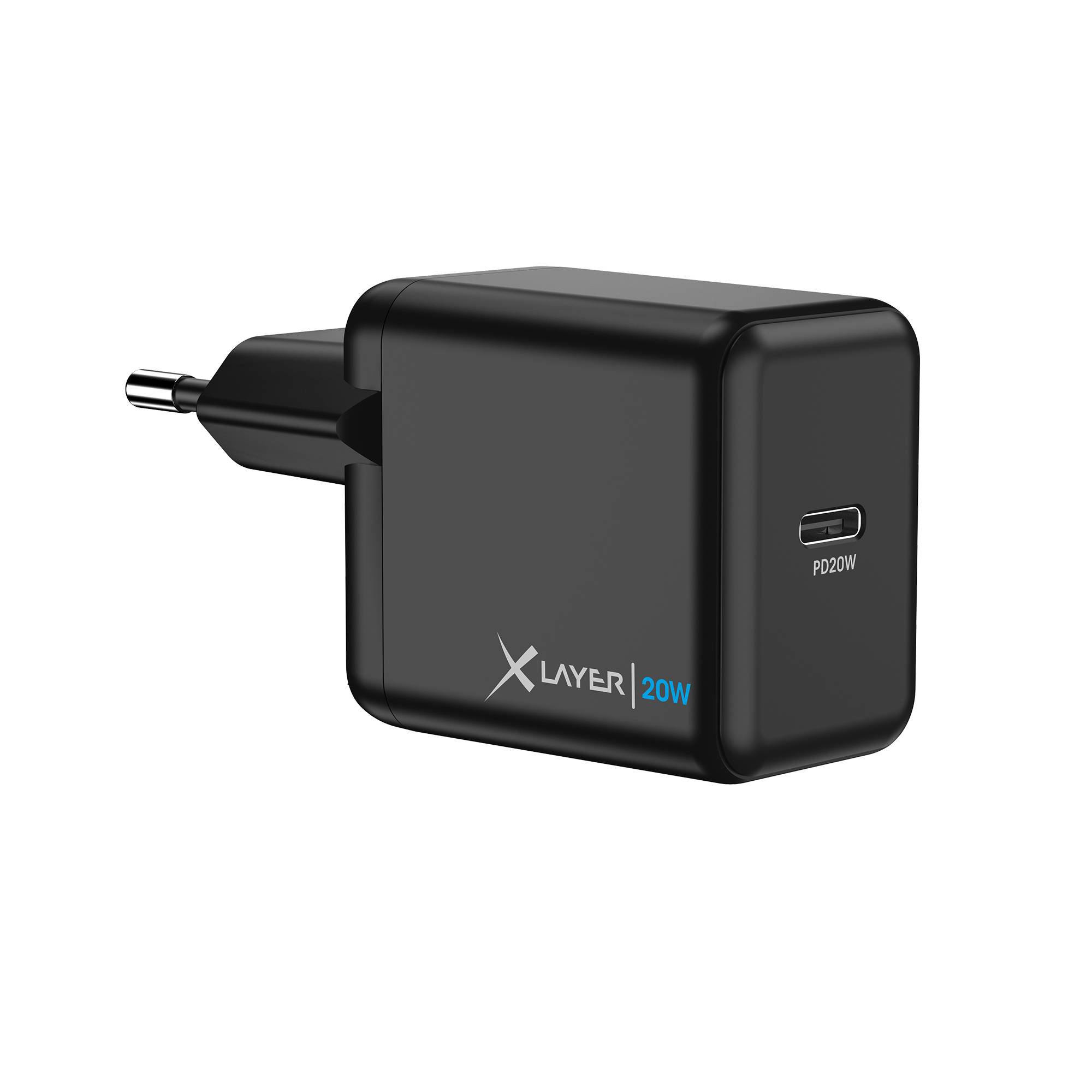 Ladegerät XLayer Powercharger 20W mit USB Typ C schwarz-0