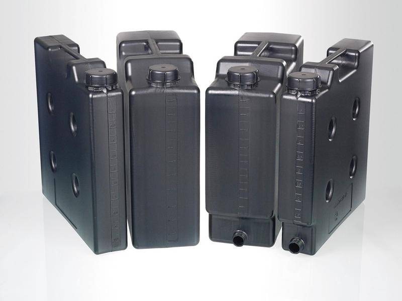 Raumsparkanister 10 Liter, leitfähig, im Set mit Abfüllhahn, flexibler Auslauf-1