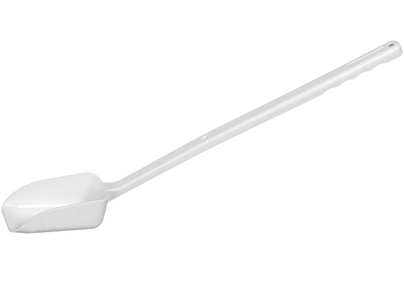 Sterile Einweg-Probenschaufel mit langem Griff, 100 ml, PS, weiß, VE = 10 Stück-0
