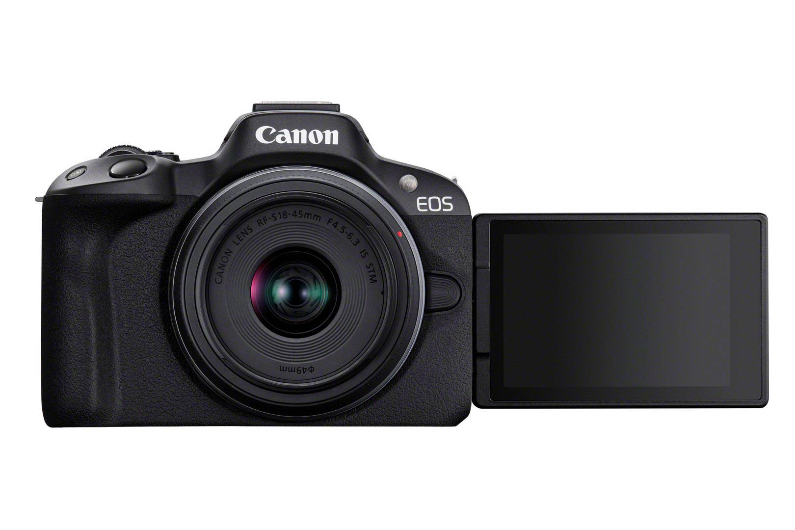 Canon EOS R50, Schwarz + RF-S 18-45 IS STM + RF-S 55-210mm F5-7.1 IS STM Kit, 24,2 MP, 6000 x 4000 Pixel, CMOS, 4K Ultra-2