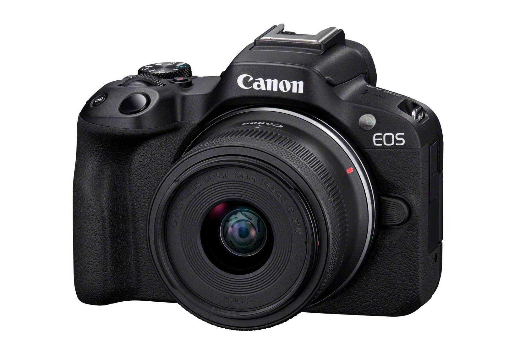 Canon EOS R50, Schwarz + RF-S 18-45 IS STM + RF-S 55-210mm F5-7.1 IS STM Kit, 24,2 MP, 6000 x 4000 Pixel, CMOS, 4K Ultra-3