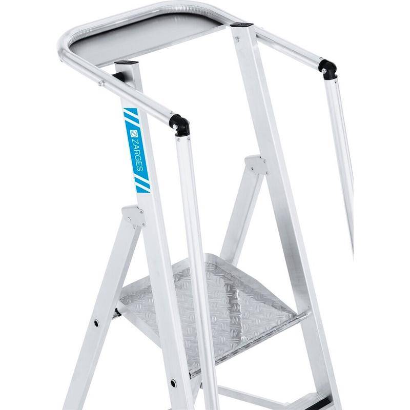 Zarges Stufenleiter ZAP Safemaster S mit großer Plattform 7 Stufen-1