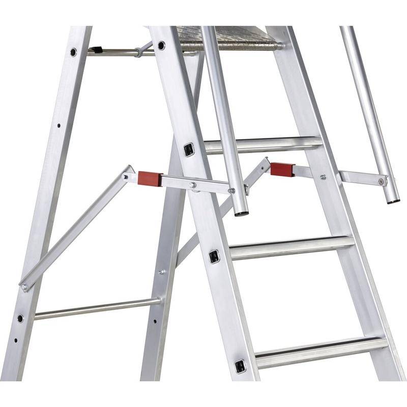 Zarges Stufenleiter ZAP Safemaster S mit großer Plattform 7 Stufen-3