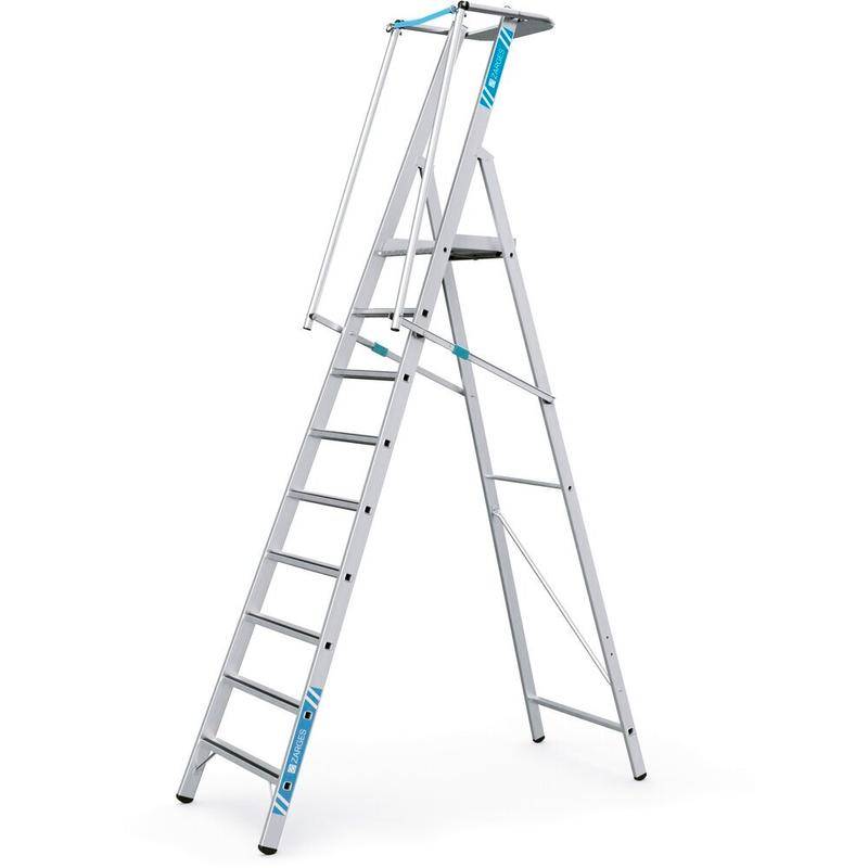 Zarges Stufenleiter ZAP Safemaster S mit großer Plattform 9 Stufen-0